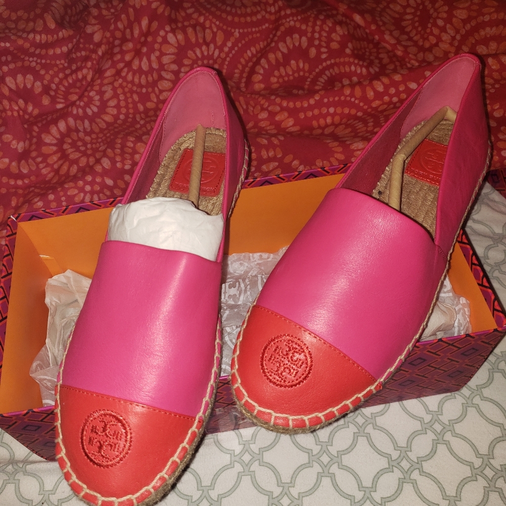 Sold:    Tory espadrilles hot pink